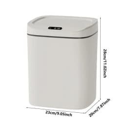 Smart Sensor Trash Can Automatic Garbage Can For Bathroom Motion Sensor Garbage Bin Large Capacity Trash Can With Lid For