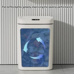 Smart Sensor Trash Can Automatic Garbage Can For Bathroom Motion Sensor Garbage Bin Large Capacity Trash Can With Lid For