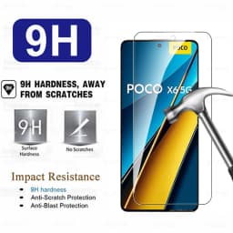 For Poco X6 5G Glass 6in1 Tempered Glass Camera Film Little X 6 X7 Pro X7Pro X6Pro PocoX6 PocoX7Pro PocoX6Pro Screen Protector