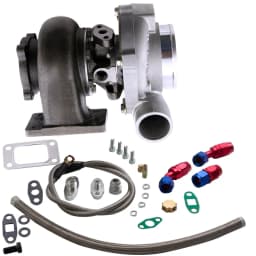 Water+Oil GT30 GT3037 GT3076R Turbocharger 500HP +Oil Drain Return FEED Line new