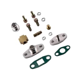Water+Oil GT30 GT3037 GT3076R Turbocharger 500HP +Oil Drain Return FEED Line new