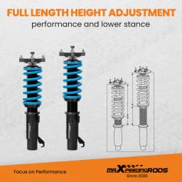 24 Level Adj.Damper Coilovers Suspension Kit For Ford Focus MK3 FWD 12-18 Shocks