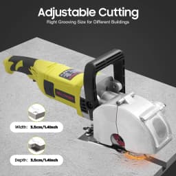 4000W Wall Slotting Machine Electric Wall Chaser Groove Cutting MachineSteel Concrete Cutting Machine 220V