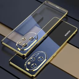 Honor200 200lite Luxury Plating Clear Case For Huawei Honor 200 Lite Pro 5g 2024 Soft Silicone Transparent Bumper Back Cover