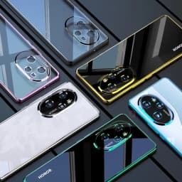Honor200 200lite Luxury Plating Clear Case For Huawei Honor 200 Lite Pro 5g 2024 Soft Silicone Transparent Bumper Back Cover