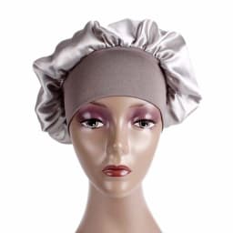 1/2x Long Hair Care Satin Bonnet Night Sleep Hat Cap Silk feel Head Wrap Turban