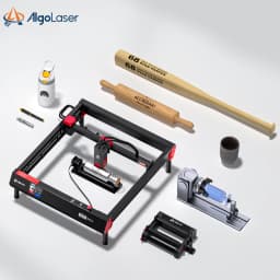AlgoLaser Laser Rotary Roller Chuck Laser Engraver Module Y-axis Rotary Roller 360° Rotating for ORTUR AlgoLaser Laser Engraver
