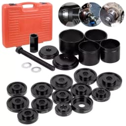 23Pc Front Wheel Drive Bearing Puller Press Removal Installation Tool Kit Set UK