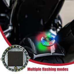 Car Flashing Alarm Lamp Safety Anti Collision Lamp Intelligent Sensor Security Strobe Light Night Riding Warning Side Light