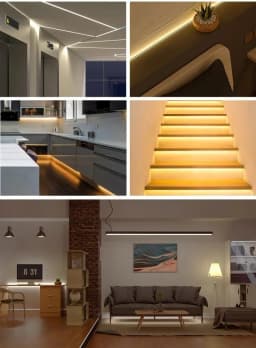 5M DC12V 24V Double Row COB LED Strip 600LEDs/m Super Bright Flexible Dimmable Led Tape RA90 Led Lighting 3000K 4000K 6500K