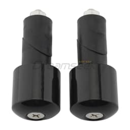 2Pcs Handlebar End Plugs Handle Grip Cap 18MM for Yamaha VMAX 400 500 1200 450 540 1700 Motorcycle Accessories Black Slider
