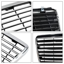 Artudatech Front Bumper Grille Grill Fit for Mercedes-Benz E-Class W124 S124 C124 1993-1995