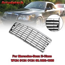 Artudatech Front Bumper Grille Grill Fit for Mercedes-Benz E-Class W124 S124 C124 1993-1995