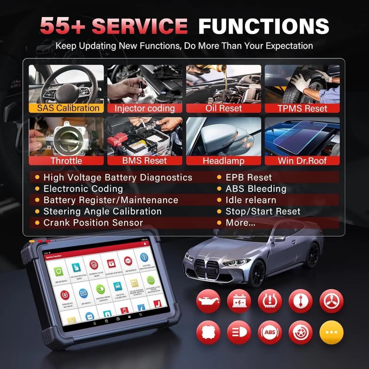LAUNCH X431 PRO3 APEX Car Diagnostic Tools OBD2 Scanner Diagnost Auto Automotive Scan Autoscanner Diagnosis 2 Years Free Update