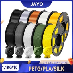 JAYO 3D PETG/PLA/SILK PLA+ Printer Filament 1.75mm 11KG 100% No Bubble non-toxic 3D Printing Materials for 3D Printer&3D Pen