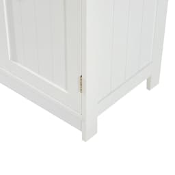 HOMCOM Basin Sink Vanity Cabinet Toilet Bathroom Shelf Door Storage Wooden