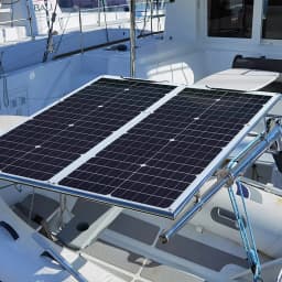 Solar Panel Complete Kit, 50W 100W 12V/24V Monocrystalline PV Battery Charger for Car Boat House Balcony RV Camper Off Grid