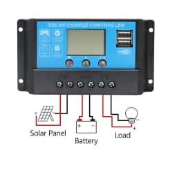 Solar Panel Complete Kit, 50W 100W 12V/24V Monocrystalline PV Battery Charger for Car Boat House Balcony RV Camper Off Grid