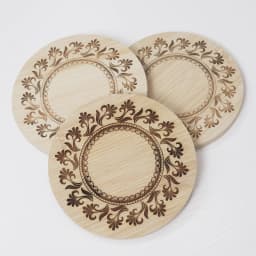 10pcs Round Bamboo Wine Glass Topper Red Wine Splashing Coasters Wine Glass Charcuterie Board Topper Dual-Use Bamboo-Coasters