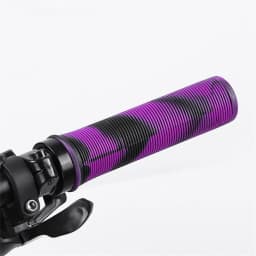 2X Bicycle Handle Bar Grips Double Lock Anti-Skid MTB Mountain Bike Cycle Grip