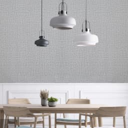 Grey Linen Textured PVC Self-adhesive Wallpaper, Waterproof and Moisture-resistant, 1000cm L x 45cm W