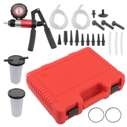 Hand Held Vacuum Pressure Pump Tester Brake Fluid Bleeder Bleeding Kit