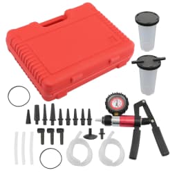Hand Held Vacuum Pressure Pump Tester Brake Fluid Bleeder Bleeding Kit