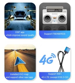 IPS CarPlay 7'' Android 12.0 Car DVD Player 8GB 128G navigation multimedia car radio for Seat Ibiza 6j 2009 2010 2012 2013 2 din