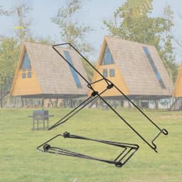 Garden Solar Panel Stand 2 Pack Solar Panel Holder Steel Panel Mobile Rack Foldable Solar Panel Support Lightweight Bracket