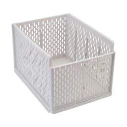 Voltsify Plastic Stackable Clothes Storage Basket Drawer Organizer