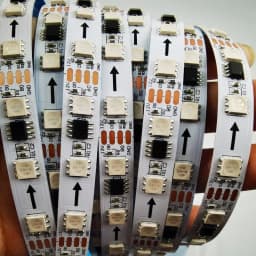 5M DC12V MT16703 Pixel LED Strip Light Individually Addressable Similar WS2815 RGB LED Lights Dual Signal 4 Pin IP30 65 67