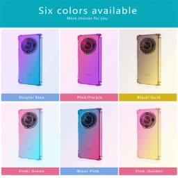 Shockproof Gradient Airbag TPU Case for Honor Magic 7 6 Lite Magic 5 4 Pro X9c X9b X9a X9 5G Protective Cover Fundas Coque Capa