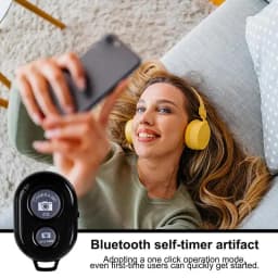 Wireless Camera Shutter Bluetooths-compatible Remote Control For IPhone It Enables You To Control Your Cell Phone Camera