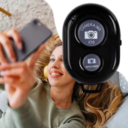 Wireless Camera Shutter Bluetooths-compatible Remote Control For IPhone It Enables You To Control Your Cell Phone Camera