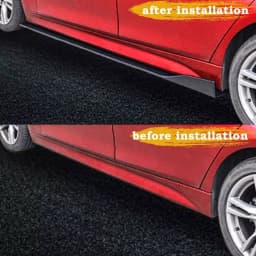 78.7in 2M Side Skirt Universal For VW Golf MK5 MK6 MK7 Extension Kit Splitters Apron Splitter Winglet Car Accessories