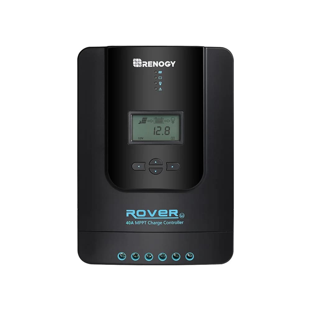 Renogy 40A 12V/24V Auto DC Input MPPT Solar Charge Controller Parameter Adjustable LCD Display Solar Panel Regulator fit