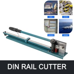 0.5-1.5MM Manual DIN Rail Cutter Double Slot Steel and Aluminum Rail Cutting Machine DC-35