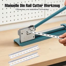 0.5-1.5MM Manual DIN Rail Cutter Double Slot Steel and Aluminum Rail Cutting Machine DC-35