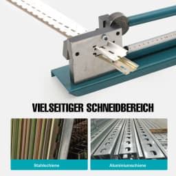 0.5-1.5MM Manual DIN Rail Cutter Double Slot Steel and Aluminum Rail Cutting Machine DC-35