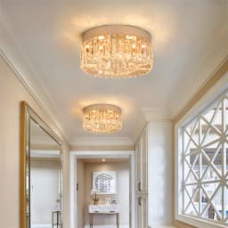 Modern Ceiling Lamp Crystal Led Chandelier Bedroom Lustre Fixture Pendant Light Home Decor K9 Luxury Hanging Luminaire Plafonier