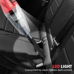 DayPlus Portable Car Cordless Vacuum Cleaner Powerful Suction Rechargeable Handheld Cleaner Quick Charge for Car Home Pet Hair