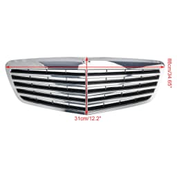 Artudatech Front Grille Grill Fit for Mercedes Benz S-Class W221 S550 S600 S63 S65 2010-2013
