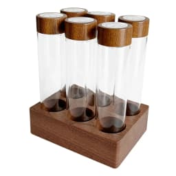 Glass Coffee Beans Storage Containers Coffee Bean Cellars Tube for Pantry