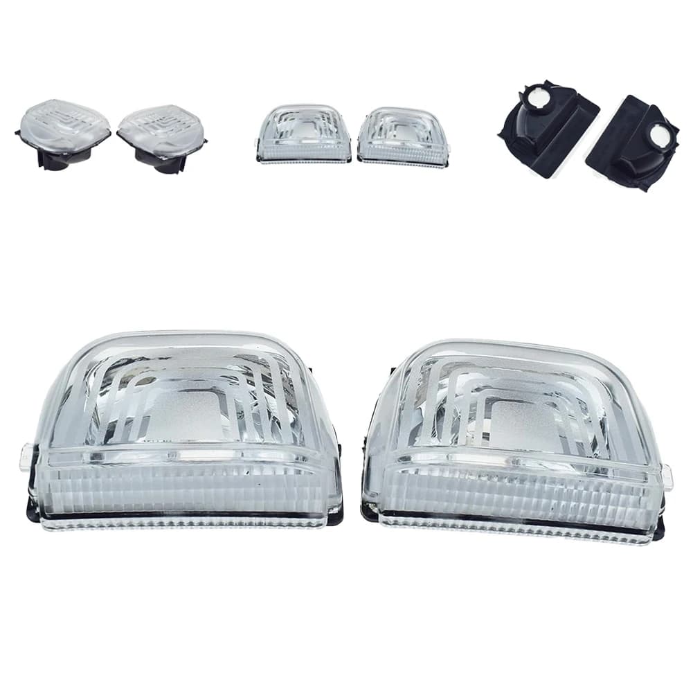 Replacement Wing Mirror Cover Side Mirror Indicator Light Lens Cover A9109064600 A9109064700 For Sprinter 2018-2023