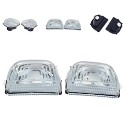 Replacement Wing Mirror Cover Side Mirror Indicator Light Lens Cover A9109064600 A9109064700 For Sprinter 2018-2023