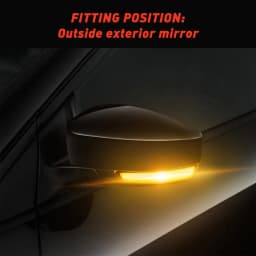 Dynamic Blinker LED Turn Signal Light Rearview Mirror Indicator Sequential Lamp For Ford Focus Mk2 Mk3 Mondeo Mk4 Accessories