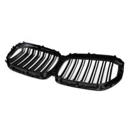 Artudatech Front Kidney Grille Gloss Black Grill Dual Fin For BMW X5 G05 2018-2021