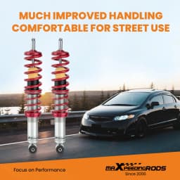 maXpeedingrods Coilovers Lowering Suspension Kits for Rabbit MK1 1975-1984, for Cabriolet 1980-1994,