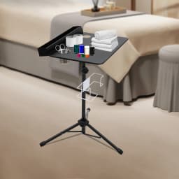 Salon Tattoo Table Desk Tattoo Work-Station Tray Tattoo Workstation Stand Tray Adjustable Height for Home, Tattoo Studio, Shop
