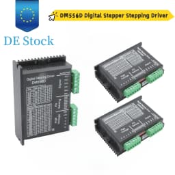【EU Stock】3 / 4 Pieces DM556D Digital Stepper Stepping Driver 24-50VDC 5.6A/256 Microstep for CNC Nema23 Stepper Motor